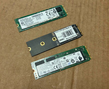 Lot of 3 128GB M.2 2280 SATA SSD Intel Lite-On Kingchuxing Solid State Drives picture