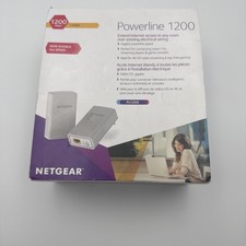 NETGEAR Powerline Adapter Kit – 1200 Mbps Wall-Plug – PL1200-100PAS picture
