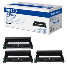 3 PK DR420 Drum Unit High Yield Fits Brother HL-2280DW 2270DW MFC-7360N 7860 picture