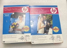 2 HP Premium Plus  Photo Paper Assorted 4x6, 5x7 Open & Partial Packs High Gloss picture