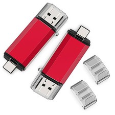 Kootion 2pcs 2 in 1 Type-C 32GB 64GB 128GB 256GB USB 3.0 Flash Drive High Speed picture