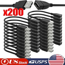 High-Speed USB-USB Extension Cable USB 2.0 Adapter Extender Cord Male/Female LOT picture