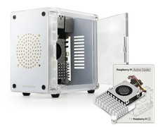 Raspberry Pi 5 Official ElectroCookie Mini PC Case with Side Door Access picture