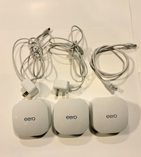 Amazon eero 6 Mesh WiFi System 3-Pack Router + 2 Extenders w/ Power Cables picture