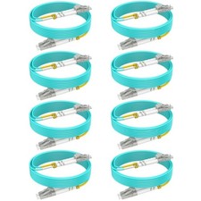 RamboCables-OM3 Multimode LC LC Fiber Patch Cable MM, 26ft/8m, 8Pack | MMF Fi... picture