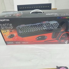 Alpha Gaming Battle Group 3 Pieces Keyboard Mouse Headset For PC Console |New picture