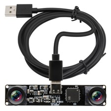 IEights 210fps Dual Lens Mono Global Shutter USB Camera, 800P OV9281 UVC Sync... picture