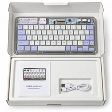 Wireless Bluetooth Keyboard Multi-Device Rechargeable Open Box picture