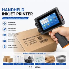 Inkjet Handheld Coder 12.7mm Date Code QR Code Barcode for Paperboard Box picture