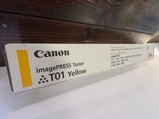 *GENUINE OEM* Canon imagePRESS Toner T01 -Yellow- NOT EXPIRED Brand New Sealed picture