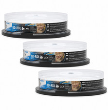 PHILIPS BD-R DL 50GB 6X White Inkjet Printable Dual Layer Blu-ray Disc 30 Pack picture