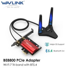 BE8800 Tri-Band WiFi 7 PCIe Wireles Network Card Intel BT5.4 Card for Desktop PC picture