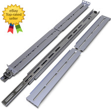 Rackmount Sliding Rails Kit for 1U to 4U Server Chassis Adjustable Rack Mount picture