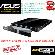ASUS SBW-06D2X-U - Pre-flashed Blu-ray drive - Unlocked - 4K, UHD Friendly picture
