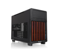Thermaltake CA11L00S1NNWS TR200 WS Micro-ATX/ITX Chassis with Wood Trim - Black picture