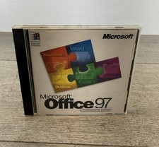 Microsoft Office 97 Professional Edition CD Windows 95 NT English Retail Suite picture