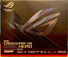 NEW - ASUS ROG Crosshair VIII Dark Hero AM4 AMD X570 SATA 6Gb/s ATX AMD MB picture