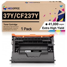 MEGOFFICE 37Y Black Extra High Yield CF237Y Toner Cartridge for 37A 37Y picture