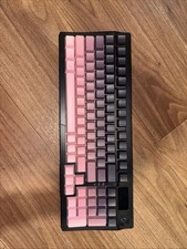 RedThunder K95 Mechanical Keyboard Wireless USB Illuminated Pink Black QWERTY picture