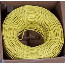 1000 Ft CMR Rated 24AWG Solid Bare Copper Conductor UTP PVC Network Cable picture