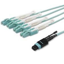 StarTech-New-MPO8LCPL2M _ STARTECH 2M (6.6FT) MTP(F) /PC TO 4X LC/PC D picture