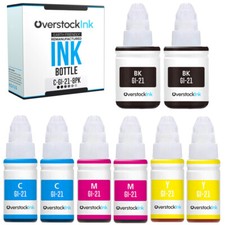 8PK Compatible OSI GI21 Value Pack Ink Bottles for Canon PIXMA G1220 G2260 G3260 picture