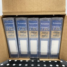 FujiFILM LTO-2 Ultrium Data Cartridge Tape 200/400GB 26220001 5-PACK picture