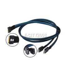 Icy Dock SlimSAS 8i SFF-8654 to 2x OCuLink 4i SFF-8611 Cable 1M picture