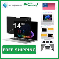 OMOTON Magnetic Laptop Privacy Screen, 14 Inch 16:9 Aspect picture