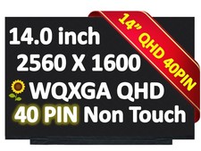 40 Pins 16:10 WQXGA 2560x1600 14