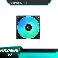DeepCool FD12 ARGB V2 120mm Case Fan, Silent Temperature Control Fan For PC picture