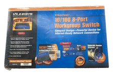 Linksys EtherFast 10/100 8-Port Workgroup Switch Model EZXS88W V2.0 NEW & SEALED picture