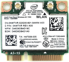 Intel Dual Band Wireless-Ac 7260 Network Adapter (7260.HMWWB.R) picture