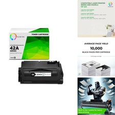 TCT 42A Compatible Black Toner Cartridge For HP Q5942A TCT-HE42A-Q5942A picture