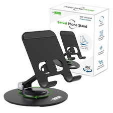 Uncaged Ergonomics 360° Swivel Rotating Adjustable Phone Stand for Desk, Portabl picture