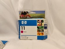 OEM HP 11 C4837A Magenta & Yellow C4838AN Printer Ink Cartridges NEW/OLD STOCK picture