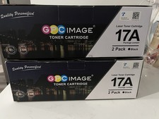 GPC IMAGE Comp. Toner Cartridge Replacement For Hp 17A (2 x Black, 2-Pack) New picture