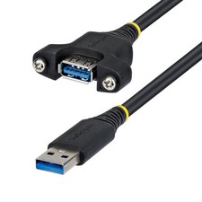 StarTech USBPNLAFAM2M 2m Panel Mount USB A to A M-F Cable picture