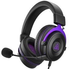 Headset with Microphone for PC, PS4,PS5, Xbox - Detachable Noise Canceling Mic, picture