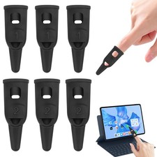 6Pcs Finger Stylus Pen for Touchscreen High Precision Sensitivity Black  picture