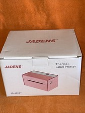 Jadens JD-468BT Thermal Shipping Label Bluetooth Printer - Read -Pink~NEW picture