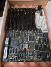Vintage OPTi 386SX ISA Motherboard Baby AT AMI BIOS 8 ISA Slots AS IS picture