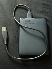 Western Digital Elements 1 TB External Hard Drive Portable Storage HDD picture