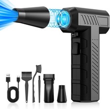 Portable Cordless Compressed Air Blower 150000RPM High Pressure Dust Cleaner picture