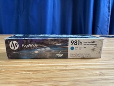 NEW Genuine HP 981Y CYAN Extra High Yield Ink Cartridge Exp. Dec 2021 OEM picture
