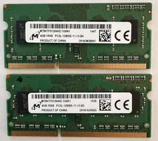 Micron 8GB (2x4GB) DDR3L 1600 PC3L-12800S SO_DIMM Laptop RAM  MT8KTF51264HZ picture