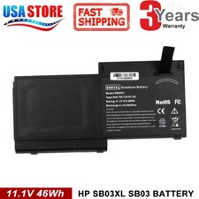SB03XL SB03 Battery For HP Elitebook 720 725 820 825 G1 G2HSTNN-LB4T HSTNN-I13C picture