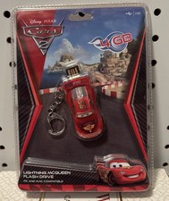 Disney Pixar Cars 2 Lightning McQueen 4GB PC And Mac Flash Drive - Sakar picture