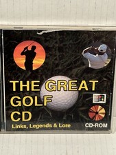 Golf The Great Golf CD Links Legends Lore CD-ROM Windows Dates Facts Stories picture