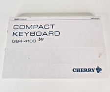 NEW CHERRY G84-4100 G84-4100LCMUS-2 Ultraslim Black Wired Keyboard USB picture